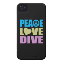 Peace Love Dive iPhone 4 Case-Mate Cases