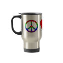 Peace Love Doberman Pinschers Travel Mug