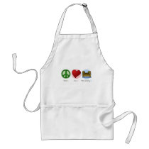 Peace Love Dock Jumping Apron