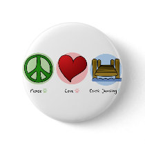 Peace Love Dock Jumping Button
