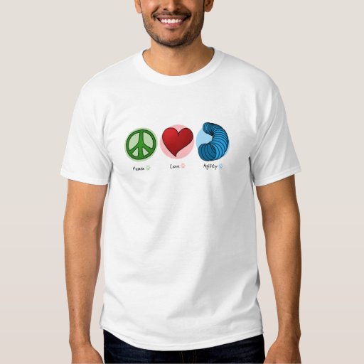 peace love dog t shirt