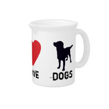 Peace Love Dogs Beverage Pitchers