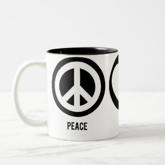 Peace Love Dogs Mug
