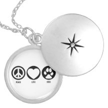 Peace Love Dogs Necklace