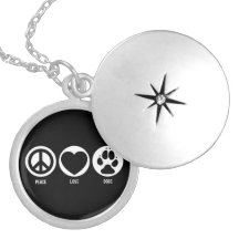 Peace Love Dogs Necklace