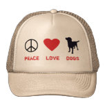 Peace Love Dogs Trucker Hat