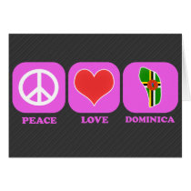 Peace Love Dominica cards