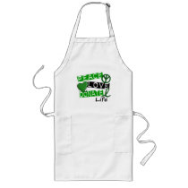 PEACE LOVE DONATE LIFE APRON