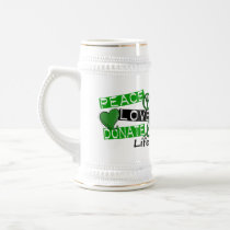 PEACE LOVE DONATE LIFE MUGS