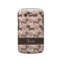 Peace Love Doxies Dachshund Blackberry Bold Case casematecase