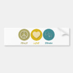 Peace Love Drama Bumper Stickers