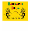 Peace, Love, Drum - Kakilambe Drum with Background shirt