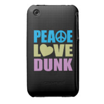 Peace Love Dunk iPhone 3 Case-Mate Case