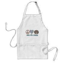 Peace Love Echidnas aprons