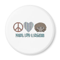 Peace Love Echidnas magnets