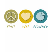Peace Love Economics t-shirts
