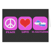 Peace Love El Salvador Cards