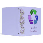 Peace Love Equality Vinyl Binder