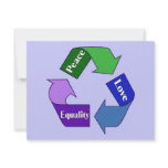Peace Love Equality Invitations