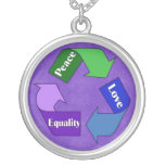 Peace Love Equality Pendants