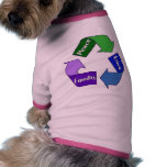 Peace Love Equality Pet T-shirt