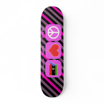 Peace Love Equatorial Guinea skateboards by coolcountry Peace Love Equatorial Guinea skateboards