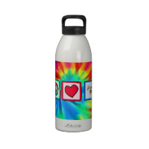 Peace, Love, Equestrian Water Bottles