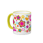 Peace Love & Everything Girly Mug