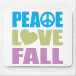 Peace Love Fall Mouse Pad