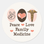 Peace Love Family Medicine Stickers