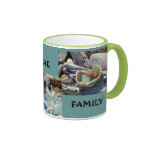 Peace Love Family Mugs Seaglass Shells Driftwood