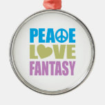 Peace Love Fantasy Ornament