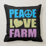 Peace Love Farm Pillow