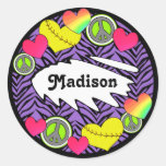 Peace Love Fastpitch Stickers