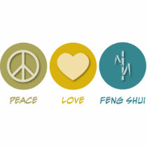 Peace Love Feng Shui Photo Sculpture