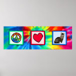 Peace, Love, Ferrets Poster