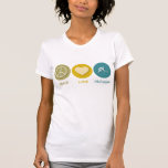 Peace Love Field Hockey Tee Shirt