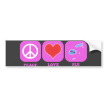 Peace Love Fiji bumper stickers by coolcountry Peace Love Fiji bumper stickers