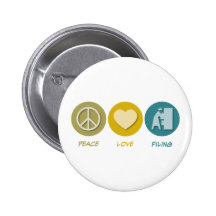 Peace Love Filing Buttons