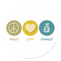 Peace Love Finance stickers by 1000suns Peace Love Finance stickers