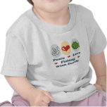 Peace Love Fishing With Daddy Infant T shirt