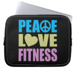 Peace Love Fitness Laptop Sleeve