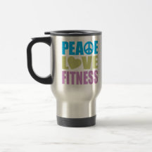 Peace Love Fitness Mug