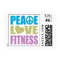 Peace Love Fitness Postage