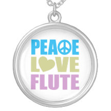 Peace Love Flute Custom Jewelry