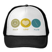 Peace Love Flute Hat