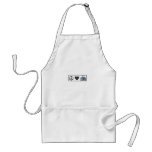 Peace Love Fred Apron