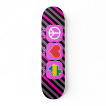 Peace Love Gabon skateboards by coolcountry Peace Love Gabon skateboards