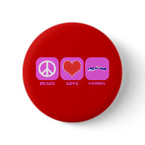 Peace Love Gambia buttons