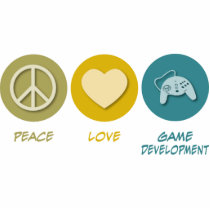Peace Love Game Development photo sculptures by 1000suns Peace Love Game Development photo sculptures